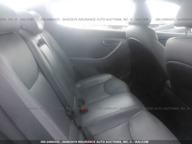 KMHDH4AE3CU256105 - 2012 HYUNDAI ELANTRA GLS/LIMITED SILVER photo 8