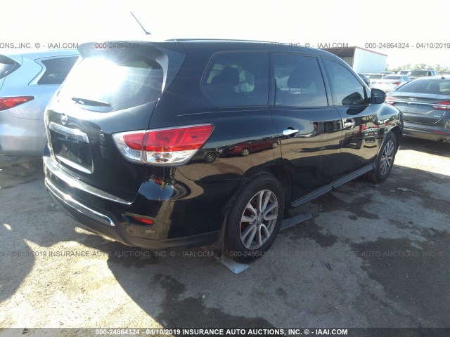 5N1AR2MN7EC735250 - 2014 NISSAN PATHFINDER S/SV/SL/PLATINUM BLACK photo 4
