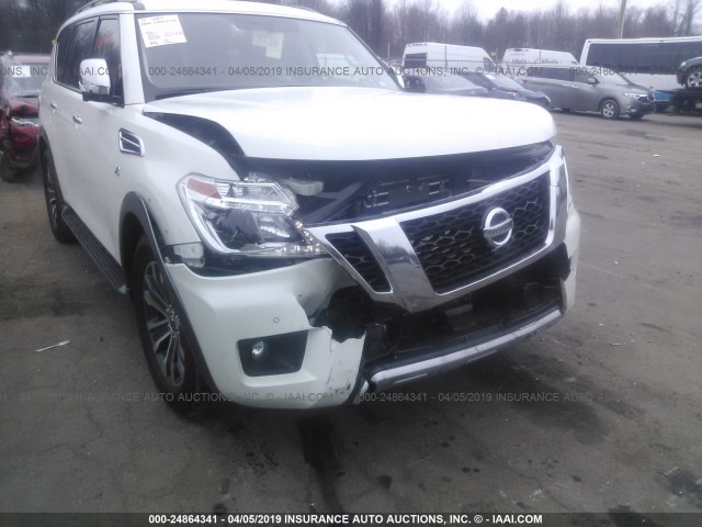 JN8AY2ND3J9059422 - 2018 NISSAN ARMADA SV/SL/PLATINUM WHITE photo 6