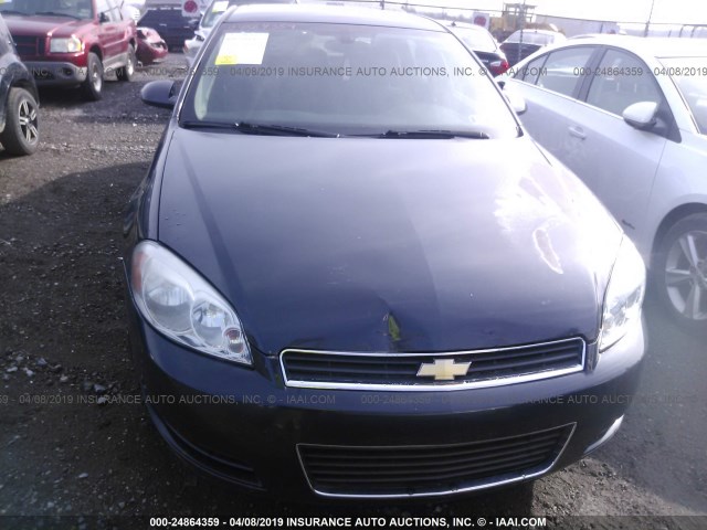 2G1WT57K891205775 - 2009 CHEVROLET IMPALA 1LT Tünd mavi foto 6