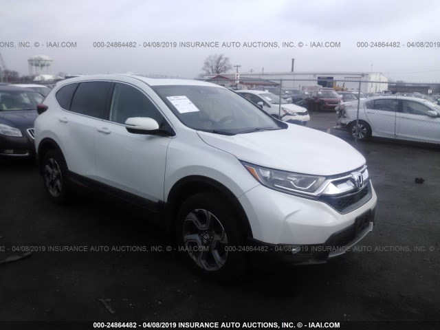 2HKRW2H87JH601146 - 2018 HONDA CR-V EXL WHITE photo 1