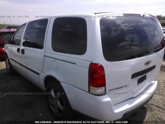 1GNDV23167D160820 - 2007 CHEVROLET UPLANDER LS WHITE photo 3