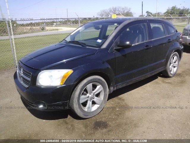 1B3CB3HA2BD116612 - 2011 DODGE CALIBER MAINSTREET BLUE photo 2