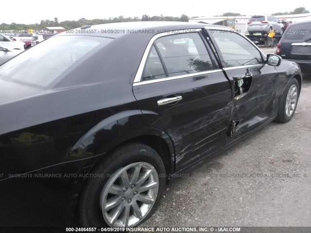 2C3CCACGXCH223332 - 2012 CHRYSLER 300 LIMITED BLACK photo 6