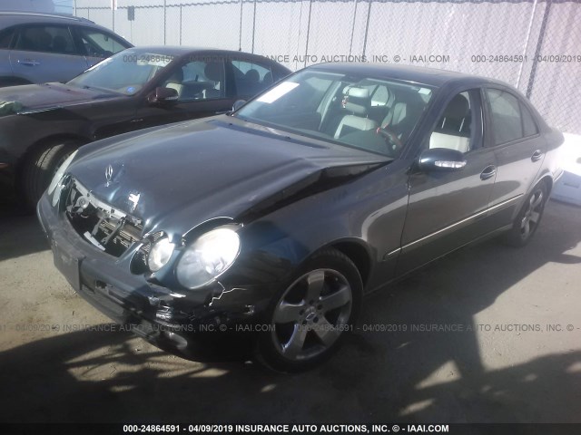 WDBUF56J96A810483 - 2006 MERCEDES-BENZ E 350 GRAY photo 2