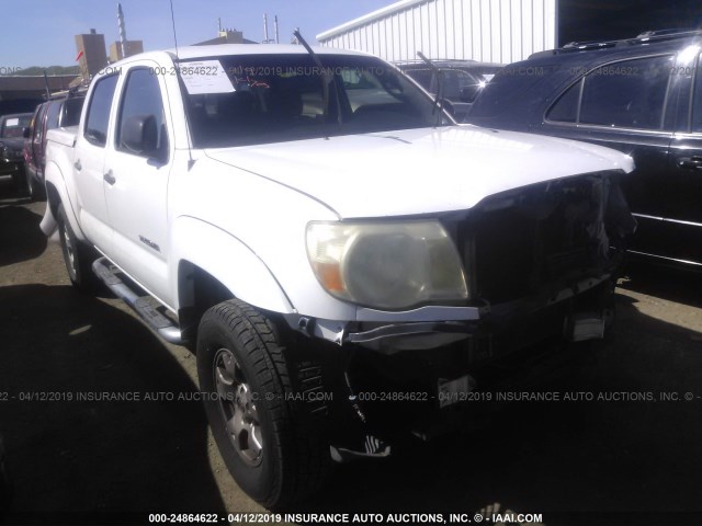5TELU42N95Z044555 - 2005 TOYOTA TACOMA DOUBLE CAB 白色 照片 1