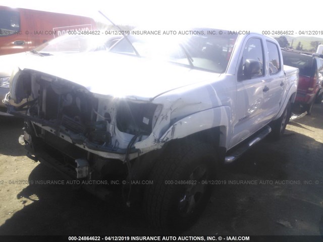 5TELU42N95Z044555 - 2005 TOYOTA TACOMA DOUBLE CAB 白色 照片 2