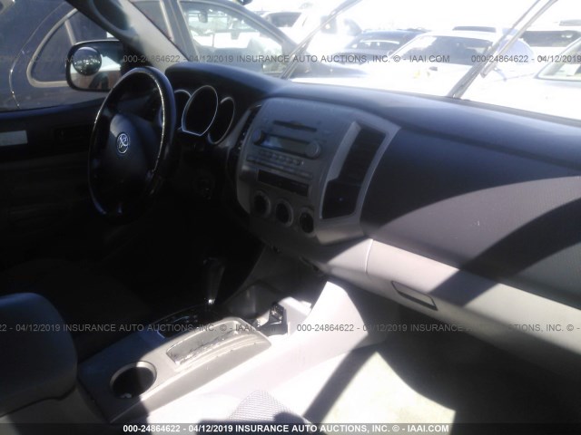 5TELU42N95Z044555 - 2005 TOYOTA TACOMA DOUBLE CAB 白色 照片 5