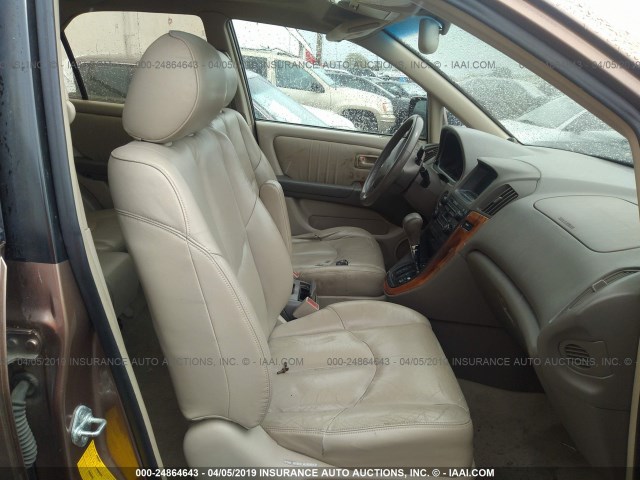 JT6HF10U2X0059160 - 1999 LEXUS RX 300 TAN photo 5