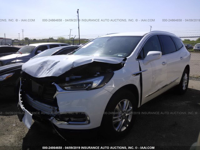 5GAEVAKW9KJ230813 - 2019 BUICK ENCLAVE ESSENCE WHITE photo 2