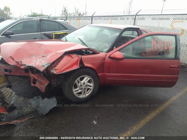 1FALP62W5VH162900 - 1997 FORD THUNDERBIRD LX RED photo 2