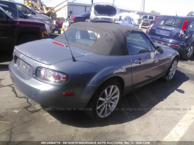 JM1NC25F360118624 - 2006 MAZDA MX-5 MIATA GRAY photo 4