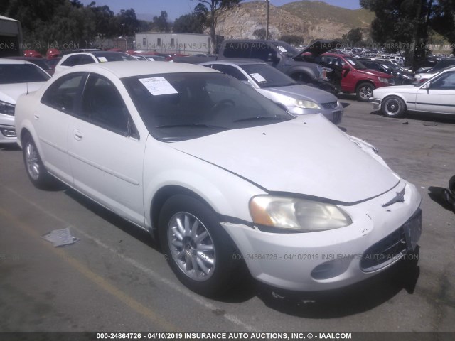 1C3EL46X52N352784 - 2002 CHRYSLER SEBRING LX WHITE photo 1