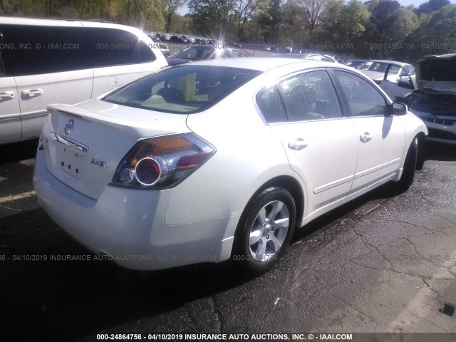 1N4AL21E69N500266 - 2009 NISSAN ALTIMA 2.5/2.5S WHITE photo 4