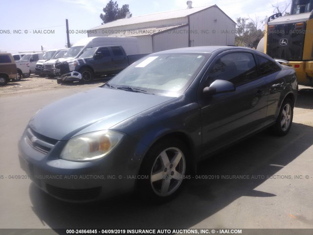 1G1AL15F667669090 - 2006 CHEVROLET COBALT LT BLUE photo 2