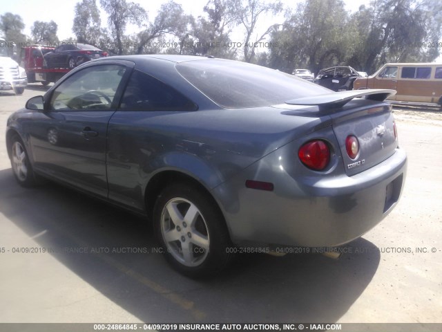 1G1AL15F667669090 - 2006 CHEVROLET COBALT LT BLUE photo 3