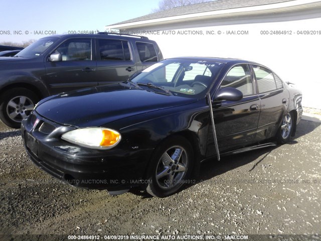 1G2NF52E93M735944 - 2003 PONTIAC GRAND AM SE1 BLACK photo 2