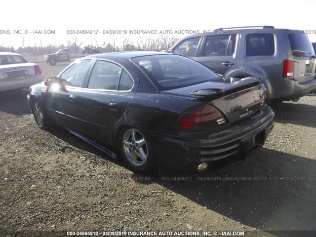 1G2NF52E93M735944 - 2003 PONTIAC GRAND AM SE1 BLACK photo 3