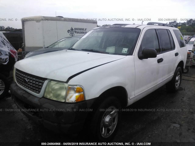 1FMZU62K33UC17547 - 2003 FORD EXPLORER XLS/XLS SPORT WHITE photo 2