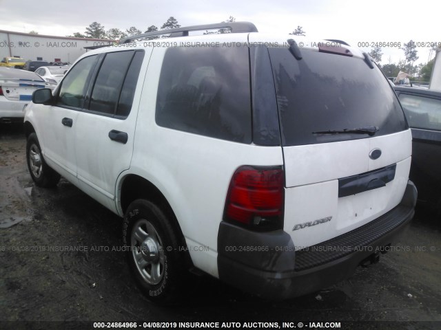 1FMZU62K33UC17547 - 2003 FORD EXPLORER XLS/XLS SPORT WHITE photo 3