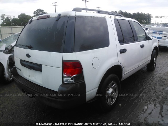 1FMZU62K33UC17547 - 2003 FORD EXPLORER XLS/XLS SPORT WHITE photo 4