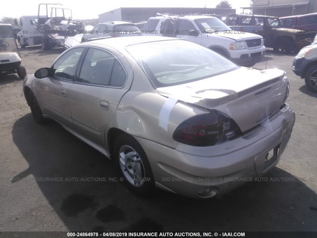 1G2NF52E64C251432 - 2004 PONTIAC GRAND AM SE1 GOLD photo 3