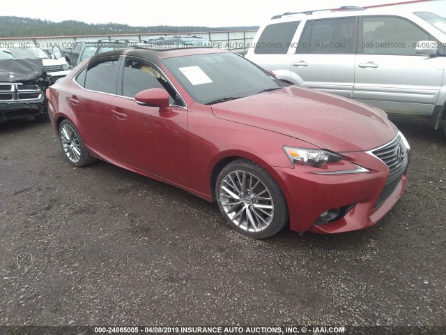 JTHBF1D29F5074942 - 2015 LEXUS IS 250 RED photo 1