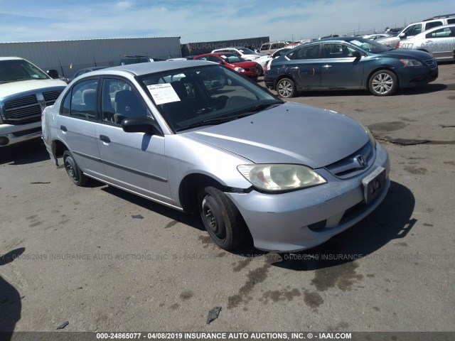 1HGES163X4L006353 - 2004 HONDA CIVIC DX VP Gümüş foto 1