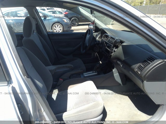 1HGES163X4L006353 - 2004 HONDA CIVIC DX VP Gümüş foto 5
