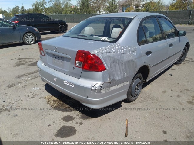 1HGES163X4L006353 - 2004 HONDA CIVIC DX VP Gümüş foto 6