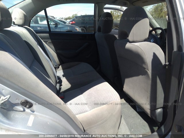 1HGES163X4L006353 - 2004 HONDA CIVIC DX VP Gümüş foto 8