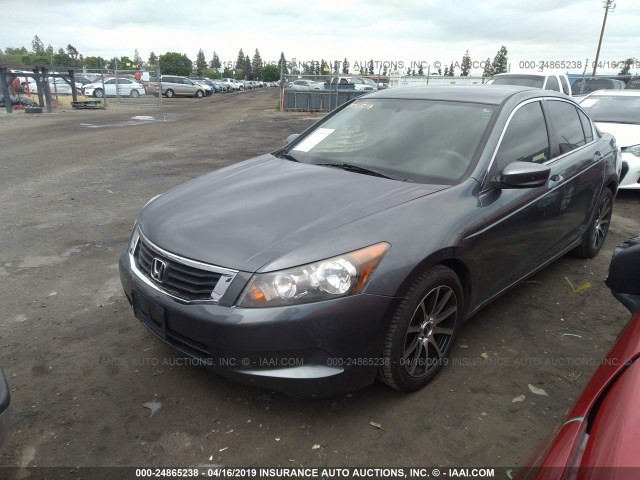 JHMCP26308C028072 - 2008 HONDA ACCORD LX GRAY photo 2