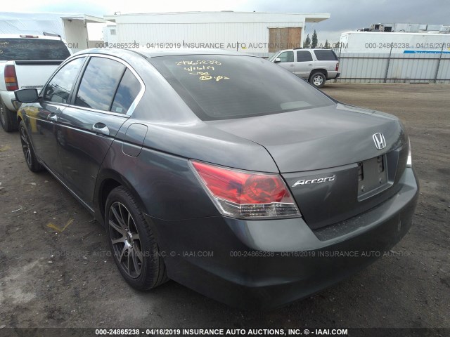 JHMCP26308C028072 - 2008 HONDA ACCORD LX GRAY photo 3