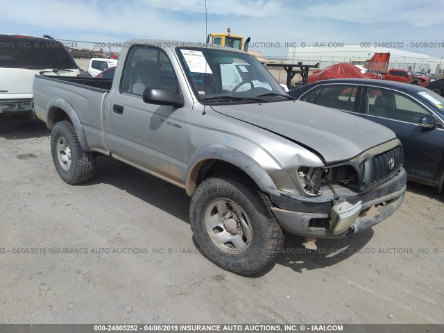 5TENM92N91Z786034 - 2001 TOYOTA TACOMA PRERUNNER SILVER photo 1