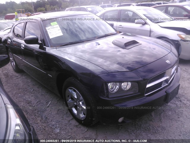 2B3CA8CTXAH262475 - 2010 DODGE CHARGER R/T BLACK photo 1