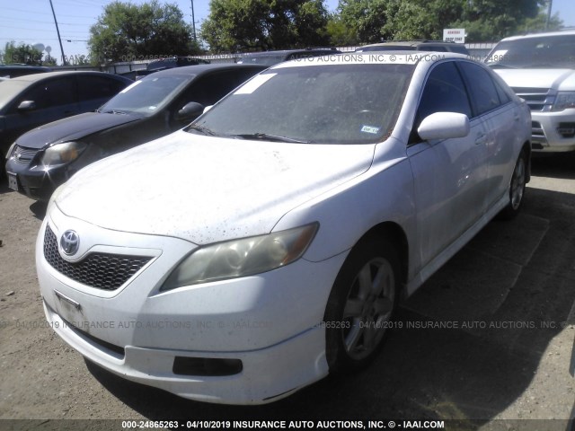 4T1BE46K09U827816 - 2009 TOYOTA CAMRY SE/LE/XLE WHITE photo 2