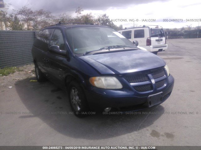 2D4GP44L83R188706 - 2003 DODGE GRAND CARAVAN SPORT BLUE photo 6