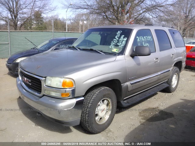 1GKEK13T91R173674 - 2001 GMC YUKON GOLD photo 2