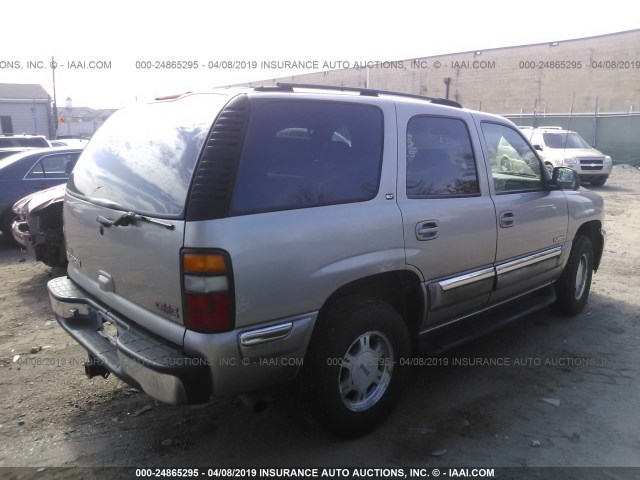 1GKEK13T91R173674 - 2001 GMC YUKON GOLD photo 4