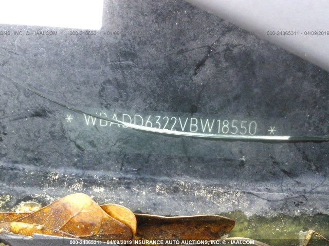 WBADD6322VBW18550 - 1997 BMW 528 I AUTOMATIC BLACK photo 9