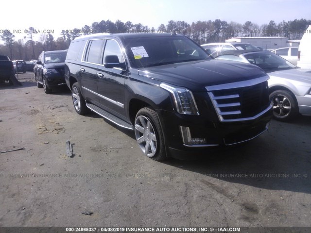 1GYS3HKJ2JR359894 - 2018 CADILLAC ESCALADE ESV LUXURY BLACK photo 1