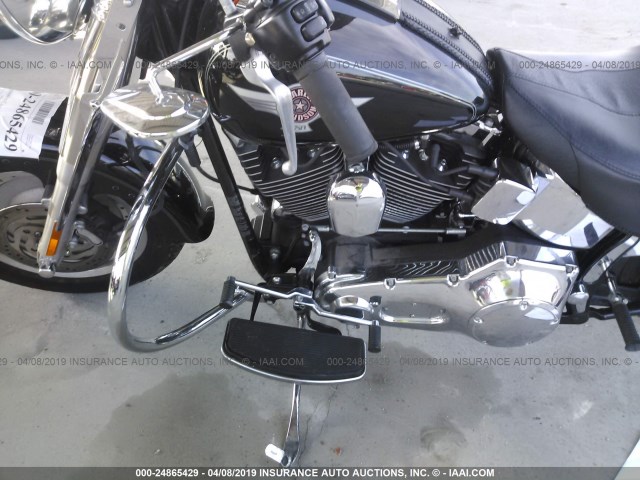 1HD1BXB196Y044973 - 2006 HARLEY-DAVIDSON FLSTFI BLACK photo 9