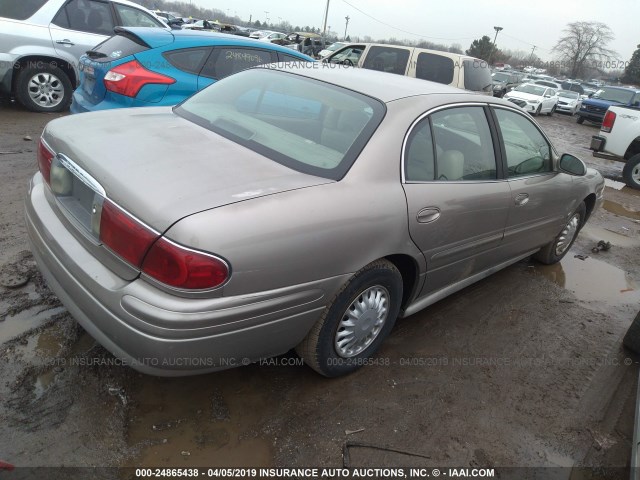 1G4HP52K044171643 - 2004 BUICK LESABRE CUSTOM TAN photo 4