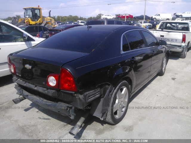 1G1ZJ57719F111292 - 2009 CHEVROLET MALIBU 2LT BLACK photo 4