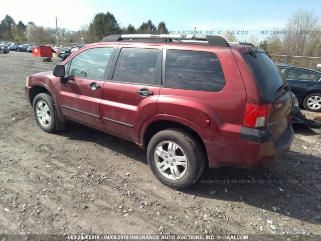 4A4MN21S14E068291 - 2004 MITSUBISHI ENDEAVOR LS MAROON photo 3