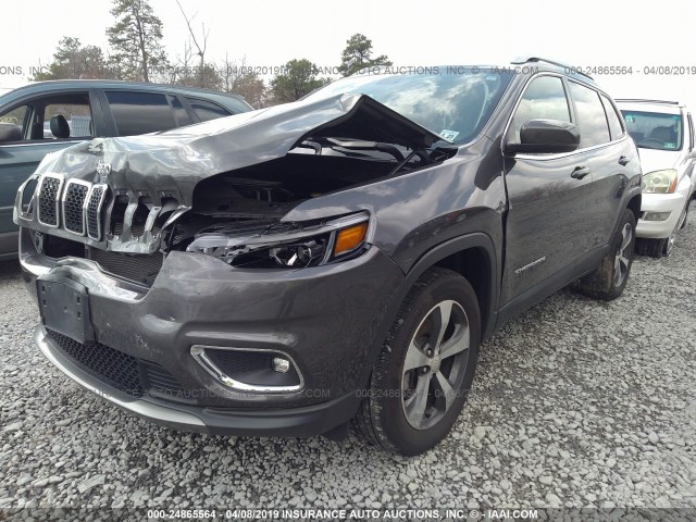 1C4PJMDN3KD133887 - 2019 JEEP CHEROKEE LIMITED GRAY photo 6