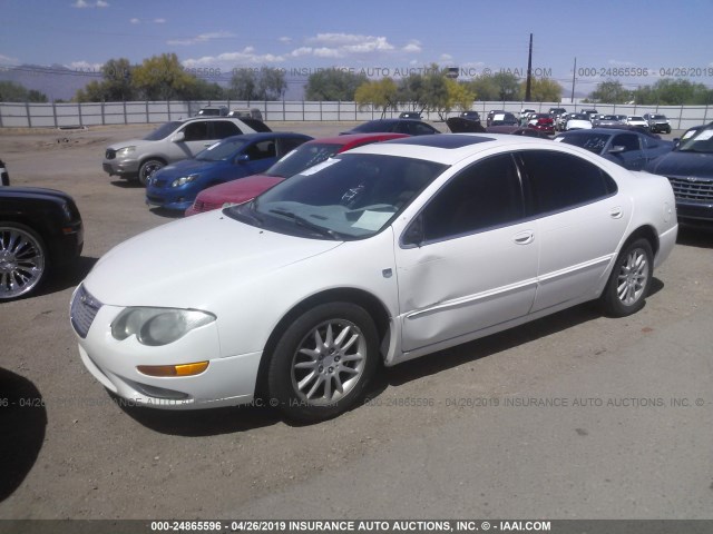 2C3AE66G63H540471 - 2003 CHRYSLER 300M WHITE photo 2