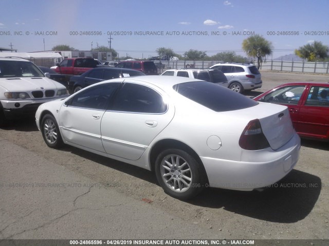 2C3AE66G63H540471 - 2003 CHRYSLER 300M WHITE photo 3