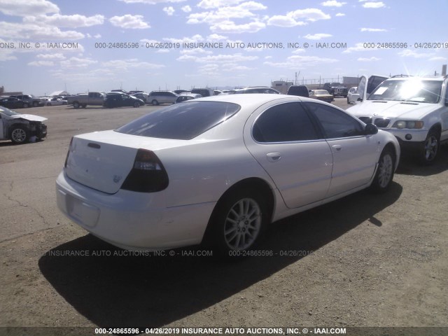 2C3AE66G63H540471 - 2003 CHRYSLER 300M WHITE photo 4