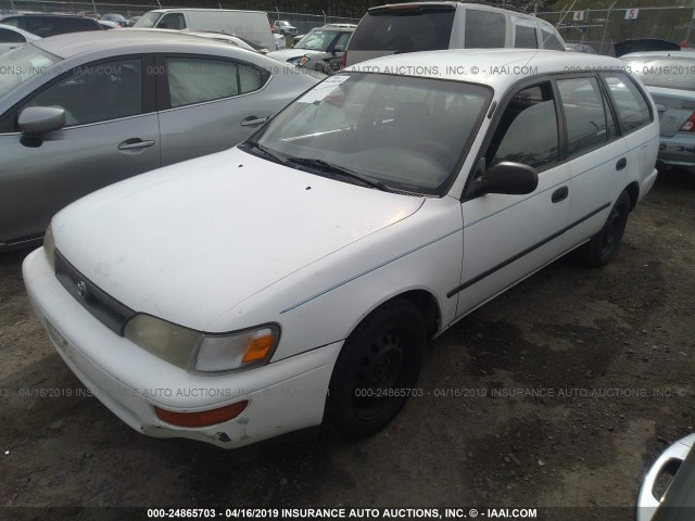 JT2AE09V0R0066431 - 1994 TOYOTA COROLLA DX WHITE photo 2